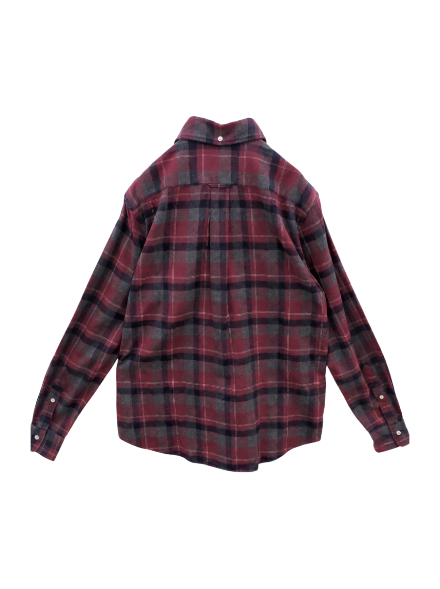 SHIPS: AIRY SHIRTS ペルヴィアン ピマ/ネル ボタンダウン シャツ