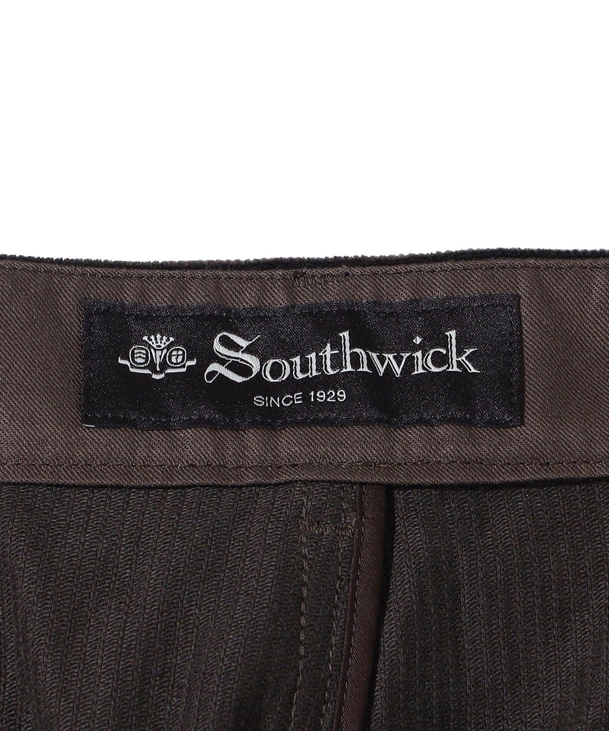 Southwick Gate Label: コーデュロイ スラックス (セットアップ対応)