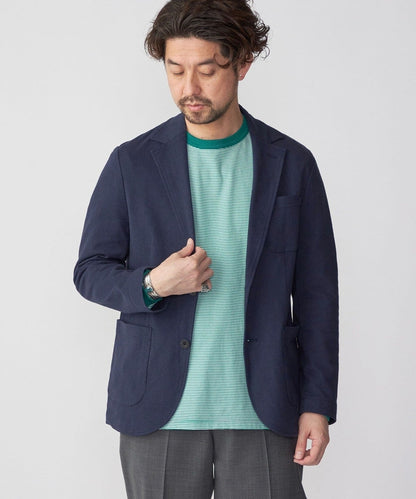 SHIPS:〈手洗い可能〉TEXBRID(R) バーズアイ ジャージー 2ボタン ジャケット