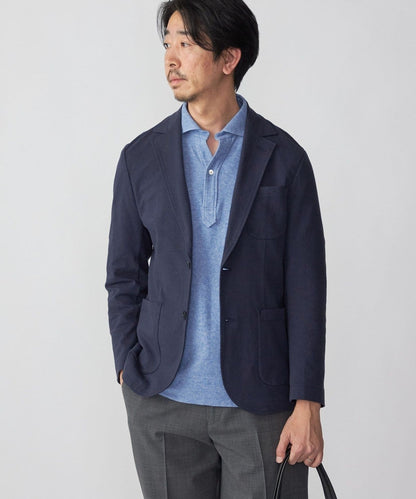 SHIPS:〈手洗い可能〉TEXBRID(R) バーズアイ ジャージー 2ボタン ジャケット