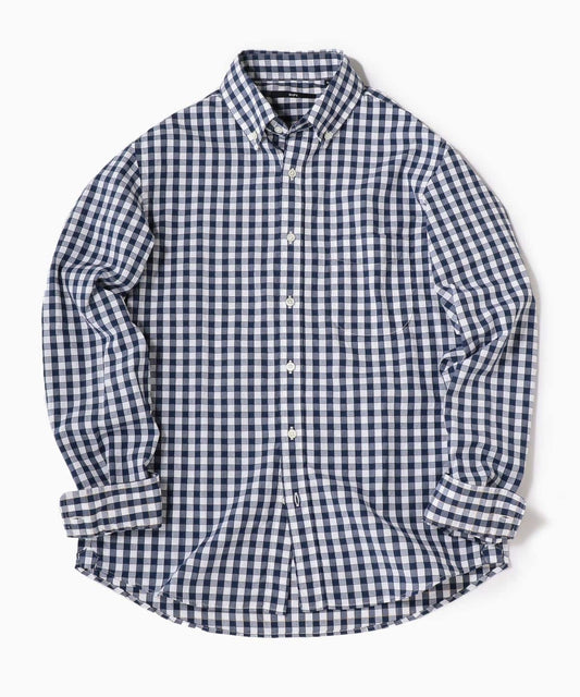 SHIPS: ドビー ギンガムチェック ボタンダウン シャツ 19FW