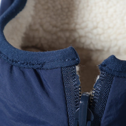 SHIPS: ビッグシルエット リバーシブル ボア フリース ナイロン ブルゾン