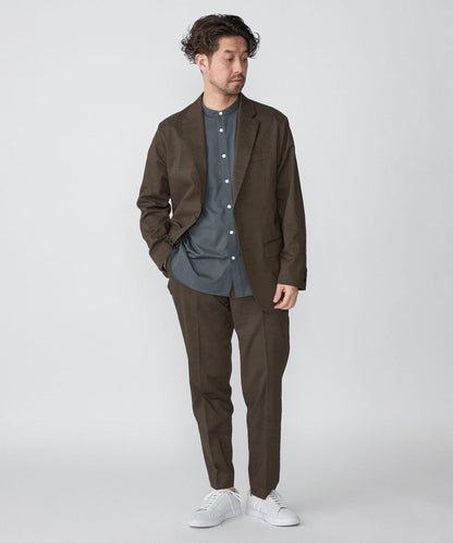 SHIPS:〈手洗い可能〉リネン トロピカル SOLOTEX(R) ジャケット (セットアップ対応)