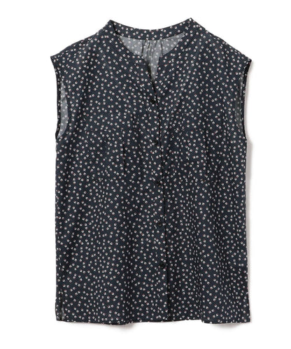 DEVAUX ローンプリントブラウス