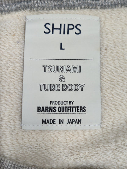 SHIPS: 吊り編み クルーネック スウェット プルオーバー