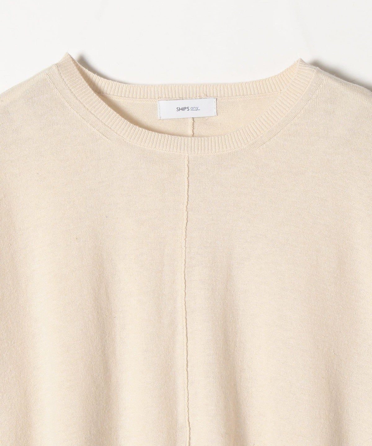 SHIPS any: リネン ミックス ポンチョ プルオーバー