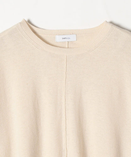 SHIPS any: リネン ミックス ポンチョ プルオーバー