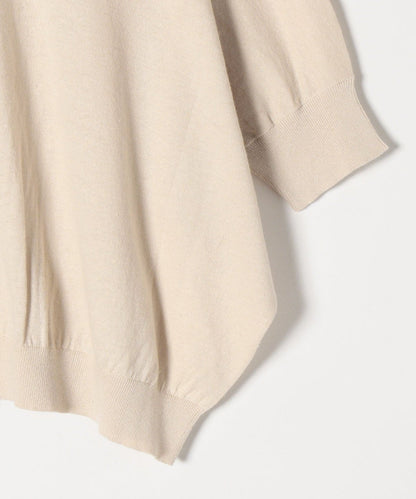 SHIPS any: リネン ミックス ポンチョ プルオーバー