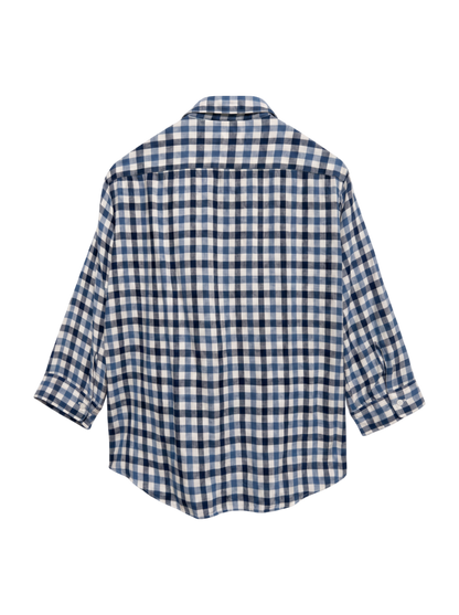SHIPS:REG/C INDIGO 7/S SHIRTS