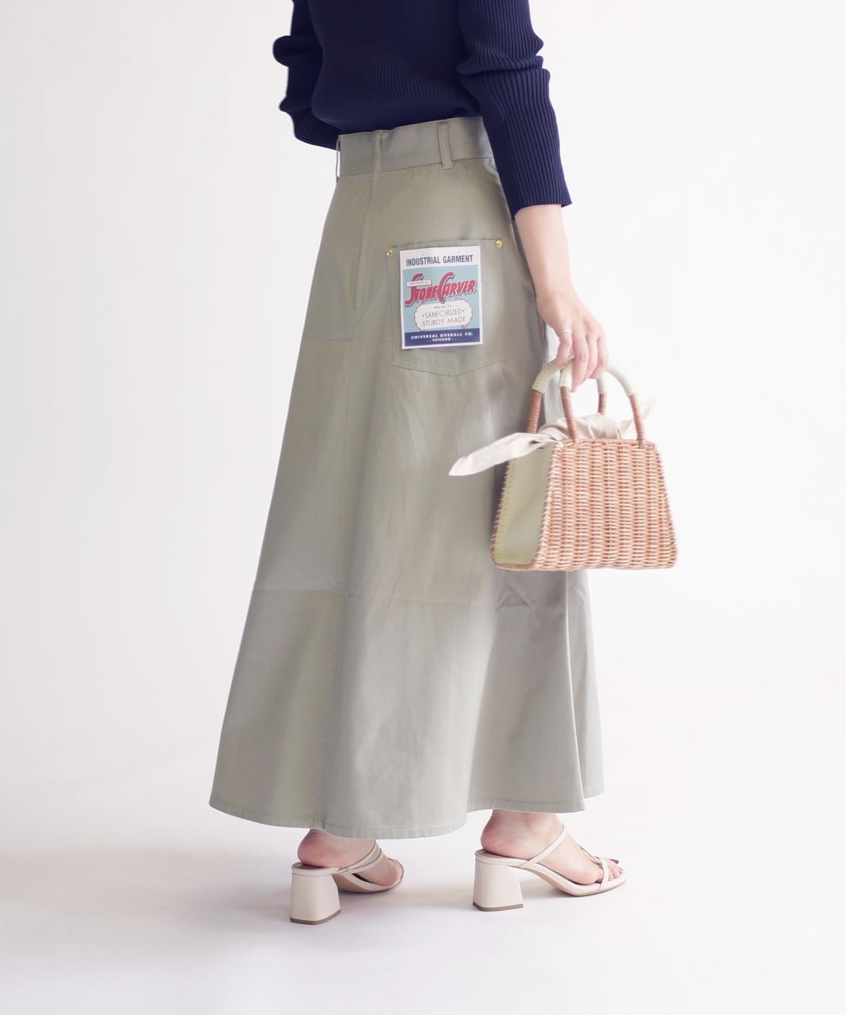 【別注】UNIVERSAL OVERALL:フレアスカート