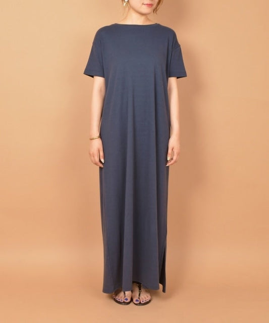 【UVカット】liflattie ships:カットソー ショートスリーブ ワンピース