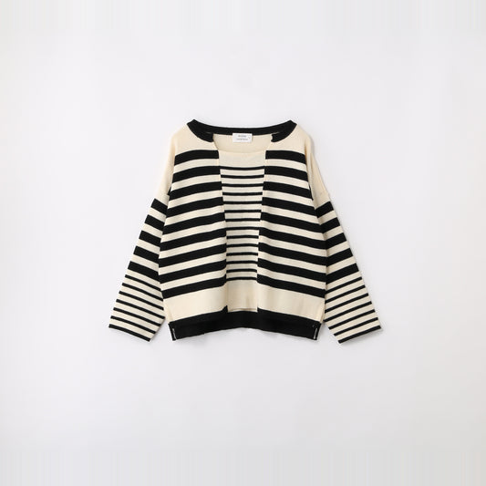 MAISON.C:CRAZY STRIPE TOP