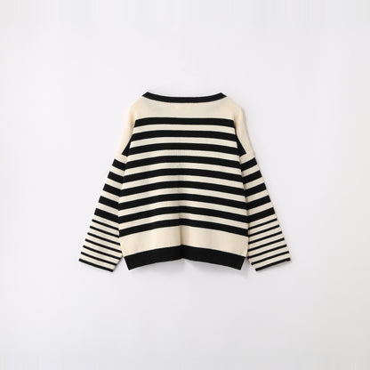 MAISON.C:CRAZY STRIPE TOP