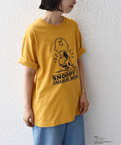 SHIPS: VINTAGE PEANUTS スヌーピー プリント Tシャツ