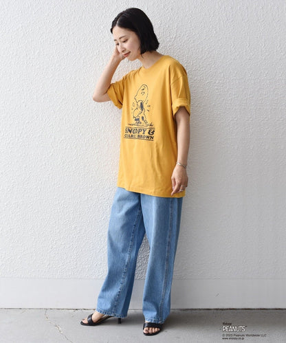 SHIPS: VINTAGE PEANUTS スヌーピー プリント Tシャツ