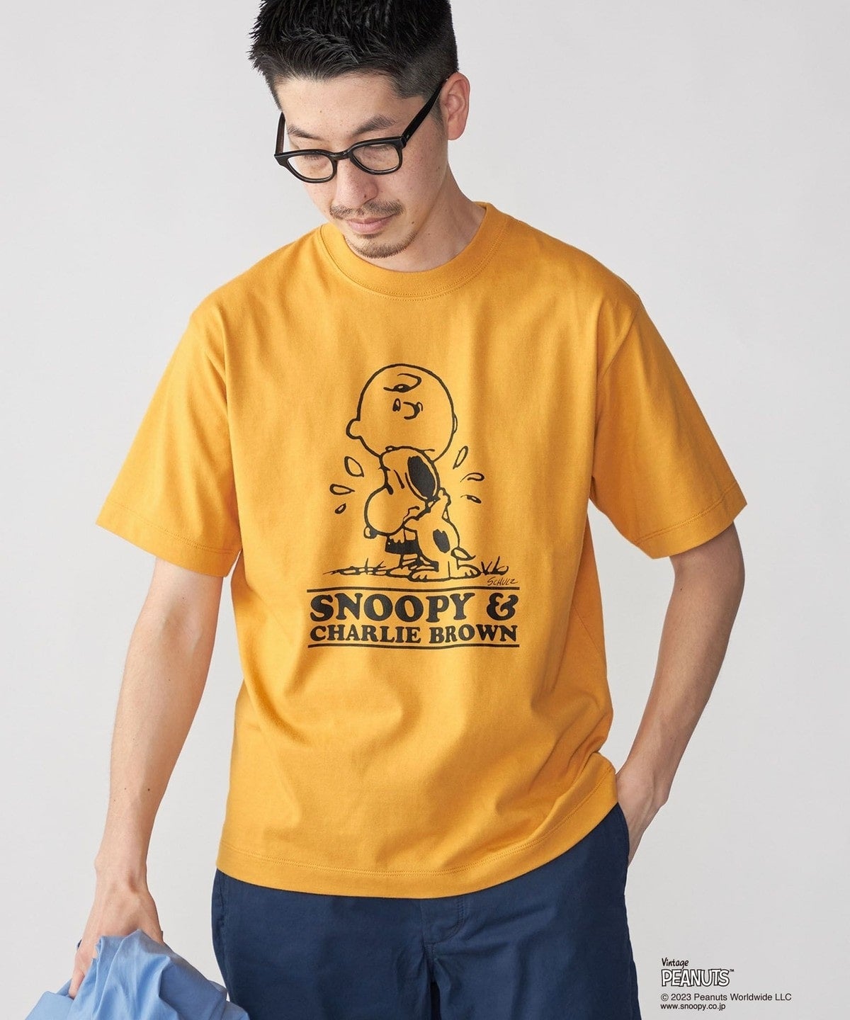 SHIPS: VINTAGE PEANUTS スヌーピー プリント Tシャツ
