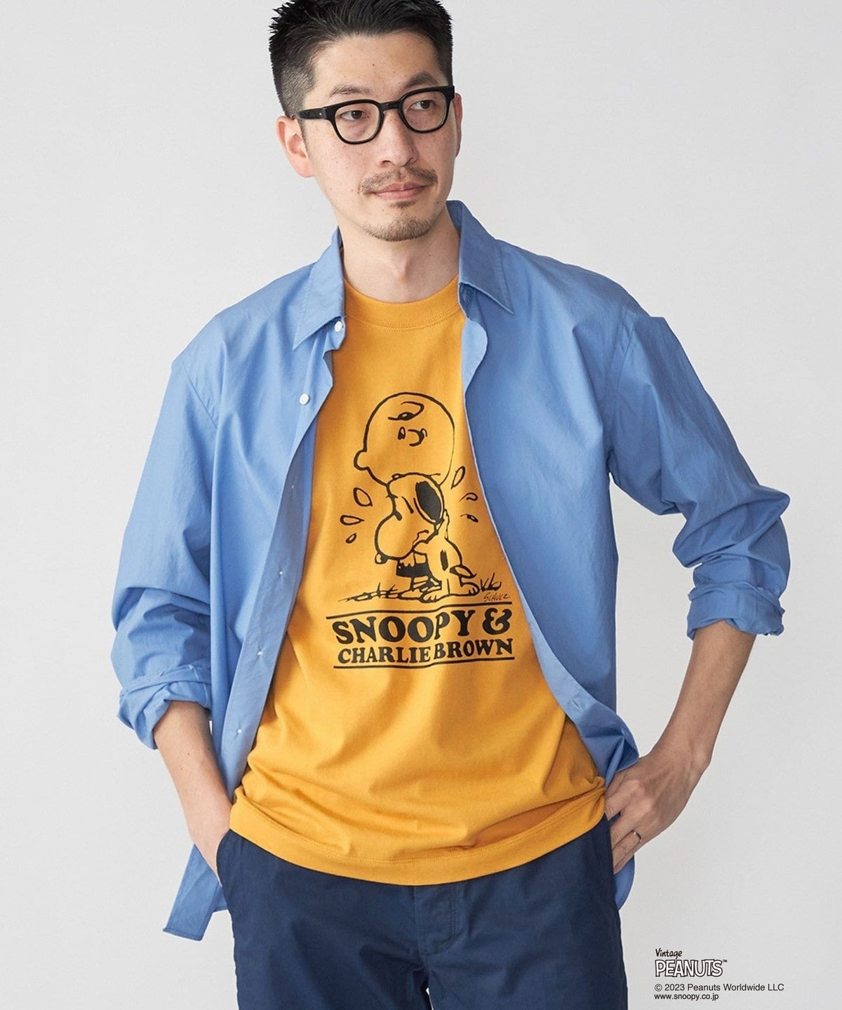 SHIPS: VINTAGE PEANUTS スヌーピー プリント Tシャツ