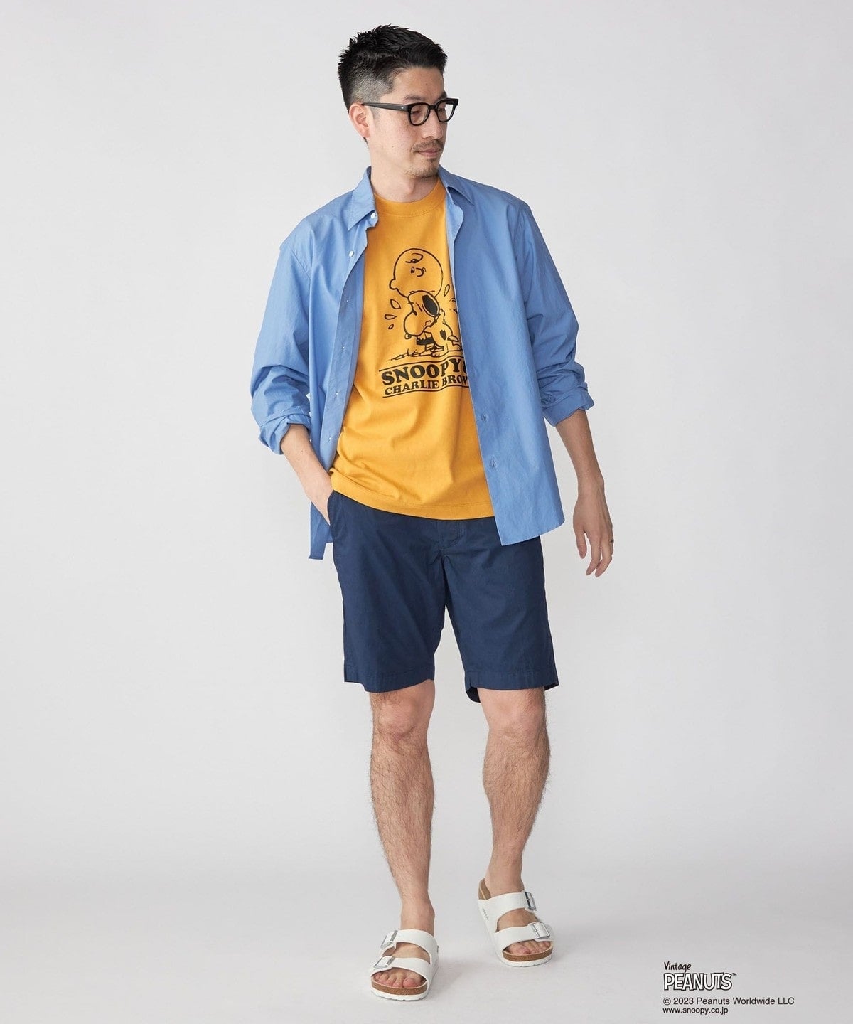 SHIPS: VINTAGE PEANUTS スヌーピー プリント Tシャツ