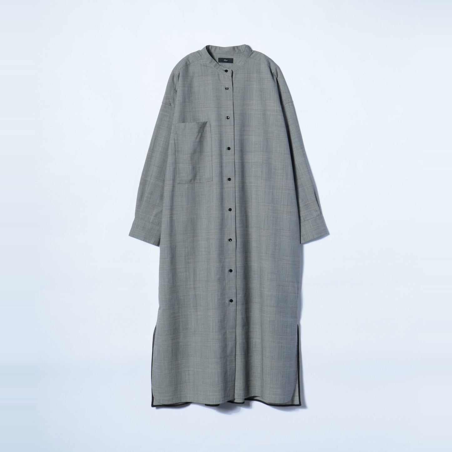 PrimaryNavyLabel:グレンチェックシャツワンピース
