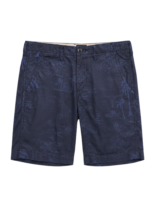 SHIPS:TAPERED SHORTS PRT/MOTIF 78