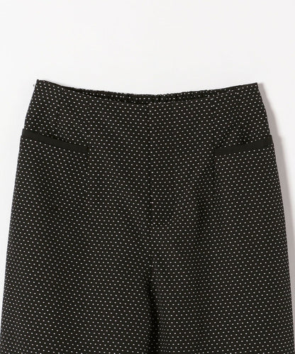 SHIPS any: ジャカード ドット ワイドパンツ