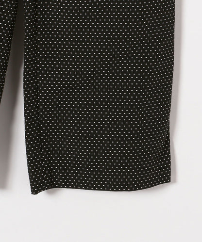 SHIPS any: ジャカード ドット ワイドパンツ