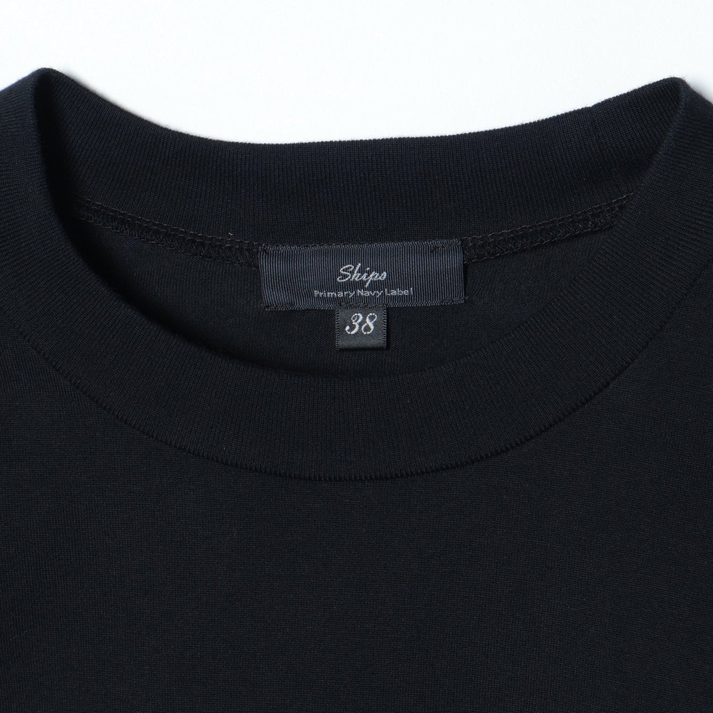 PrimaryNavyLabel:SUVINコットンフレンチスリーブプルオーバー