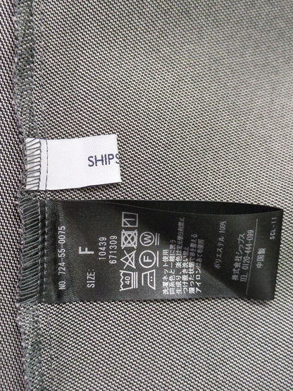 SHIPS any:〈洗濯機可能〉シャーク ピンタック Aライン ワンピース