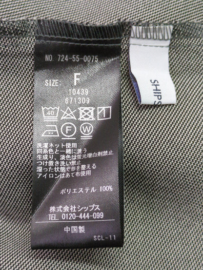 SHIPS any:〈洗濯機可能〉シャーク ピンタック Aライン ワンピース