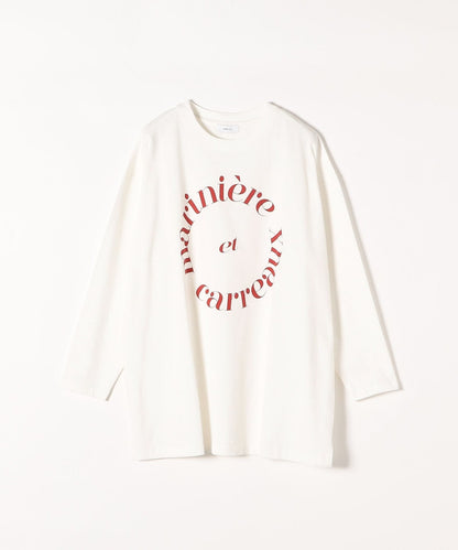 SHIPS any:〈ウォッシャブル〉COMFY ロゴ ロングスリーブ TEE