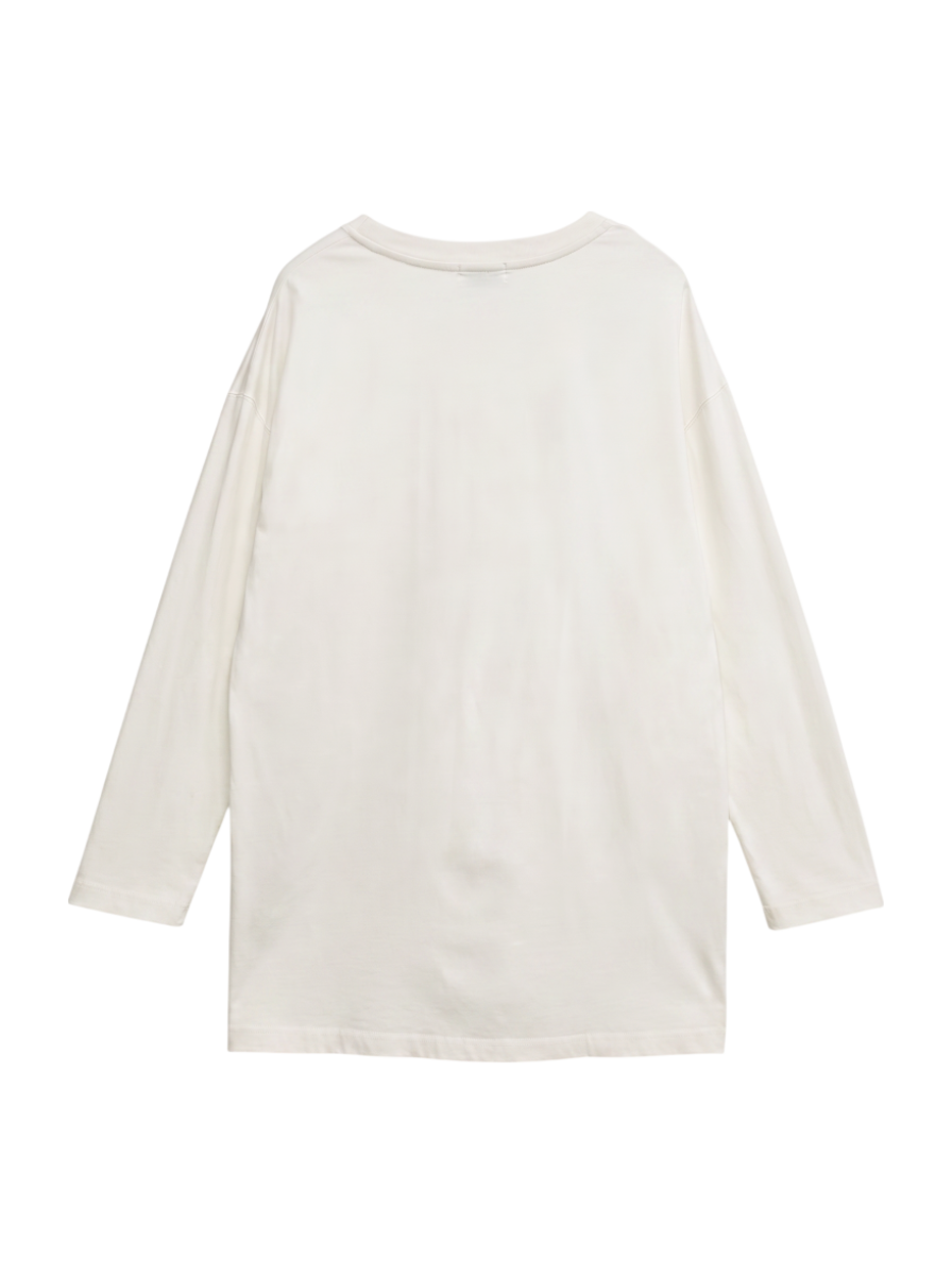SHIPS any:〈ウォッシャブル〉COMFY ロゴ ロングスリーブ TEE