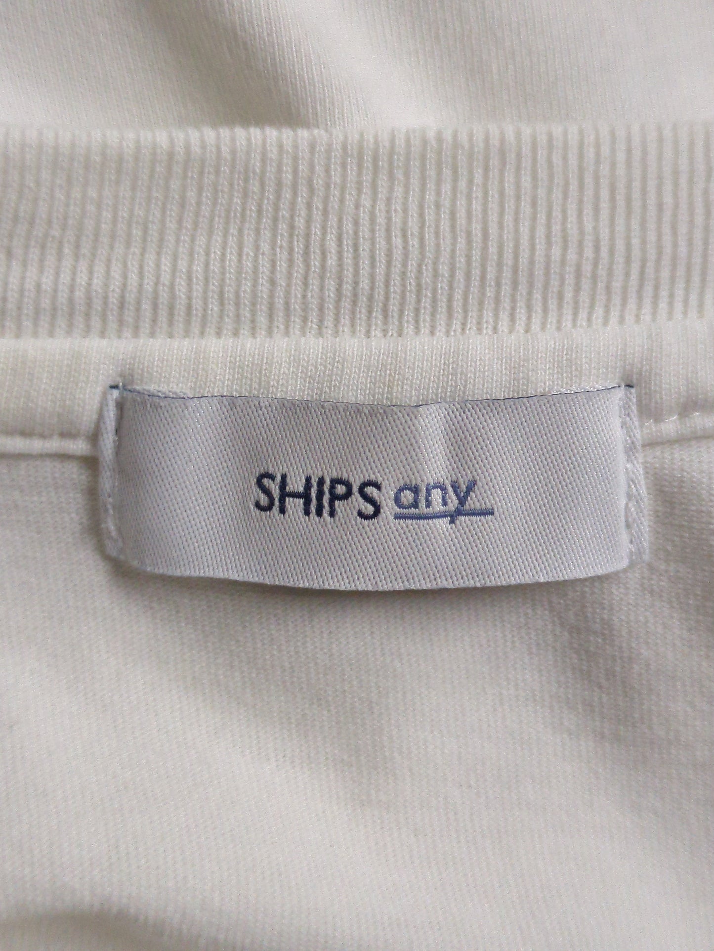 SHIPS any:〈ウォッシャブル〉COMFY ロゴ ロングスリーブ TEE