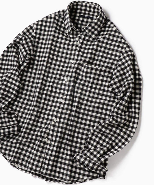 SHIPS: フェザー ギンガムチェック ボタンダウン ネルシャツ 19FW
