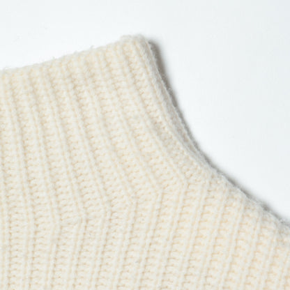 3G ワイドハイネックニット