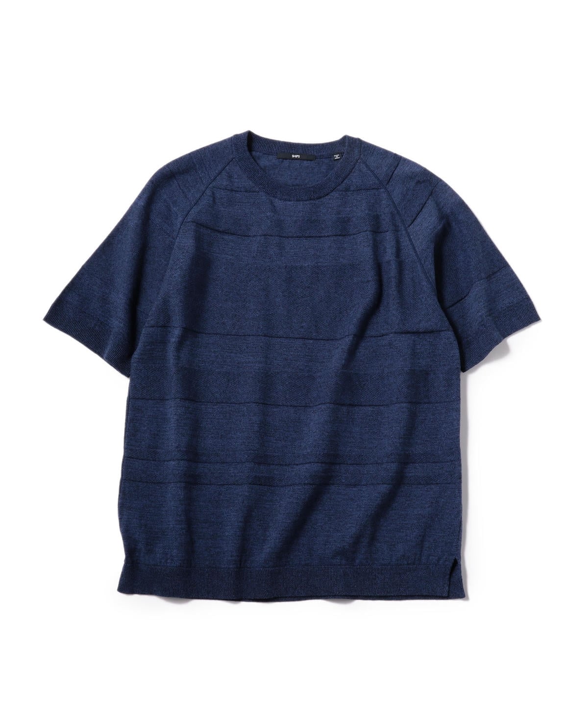 SHIPS: ランダム ボーダー ニット Tシャツ
