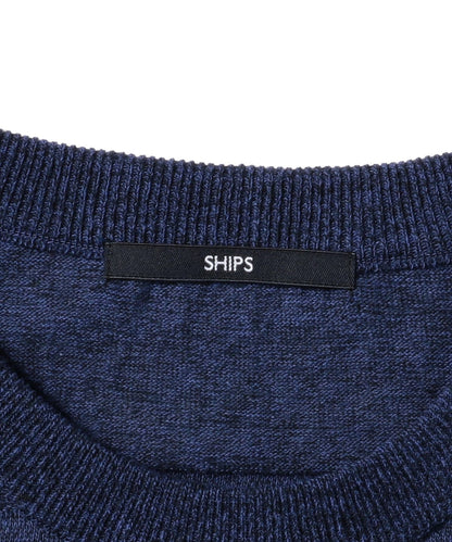 SHIPS: ランダム ボーダー ニット Tシャツ