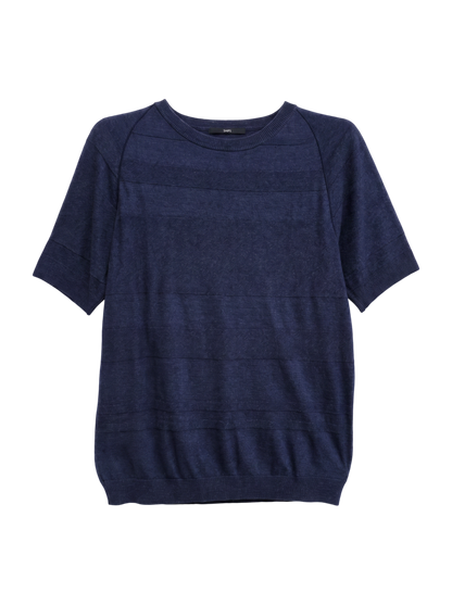 SHIPS: ランダム ボーダー ニット Tシャツ