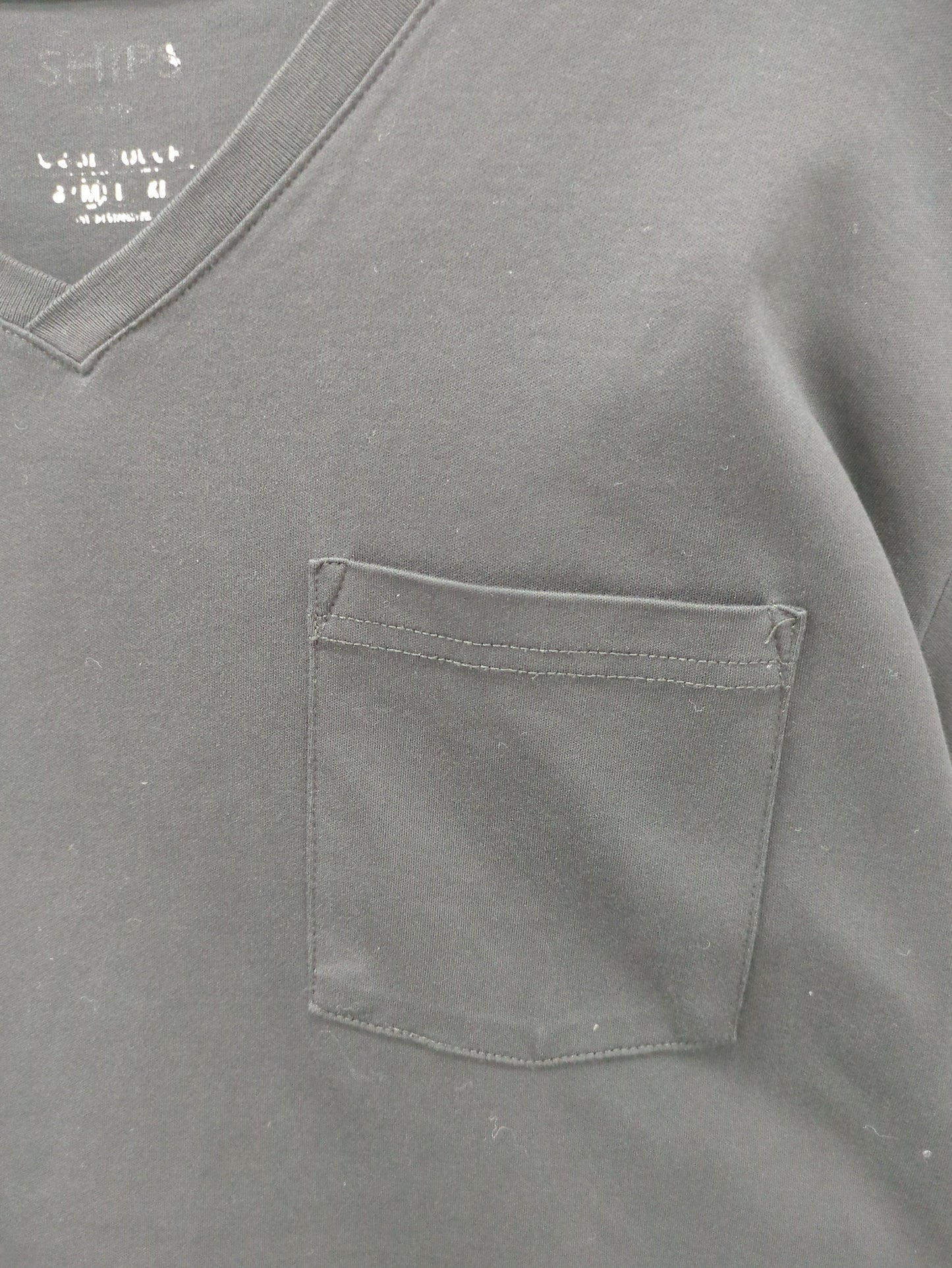 SHIPS Colors:〈接触冷感〉シルケット コットン Vネック TEE
