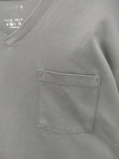 SHIPS Colors:〈接触冷感〉シルケット コットン Vネック TEE