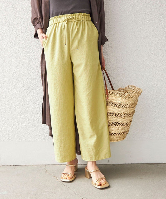 〈手洗い可能〉 ツイル ドロスト パンツ