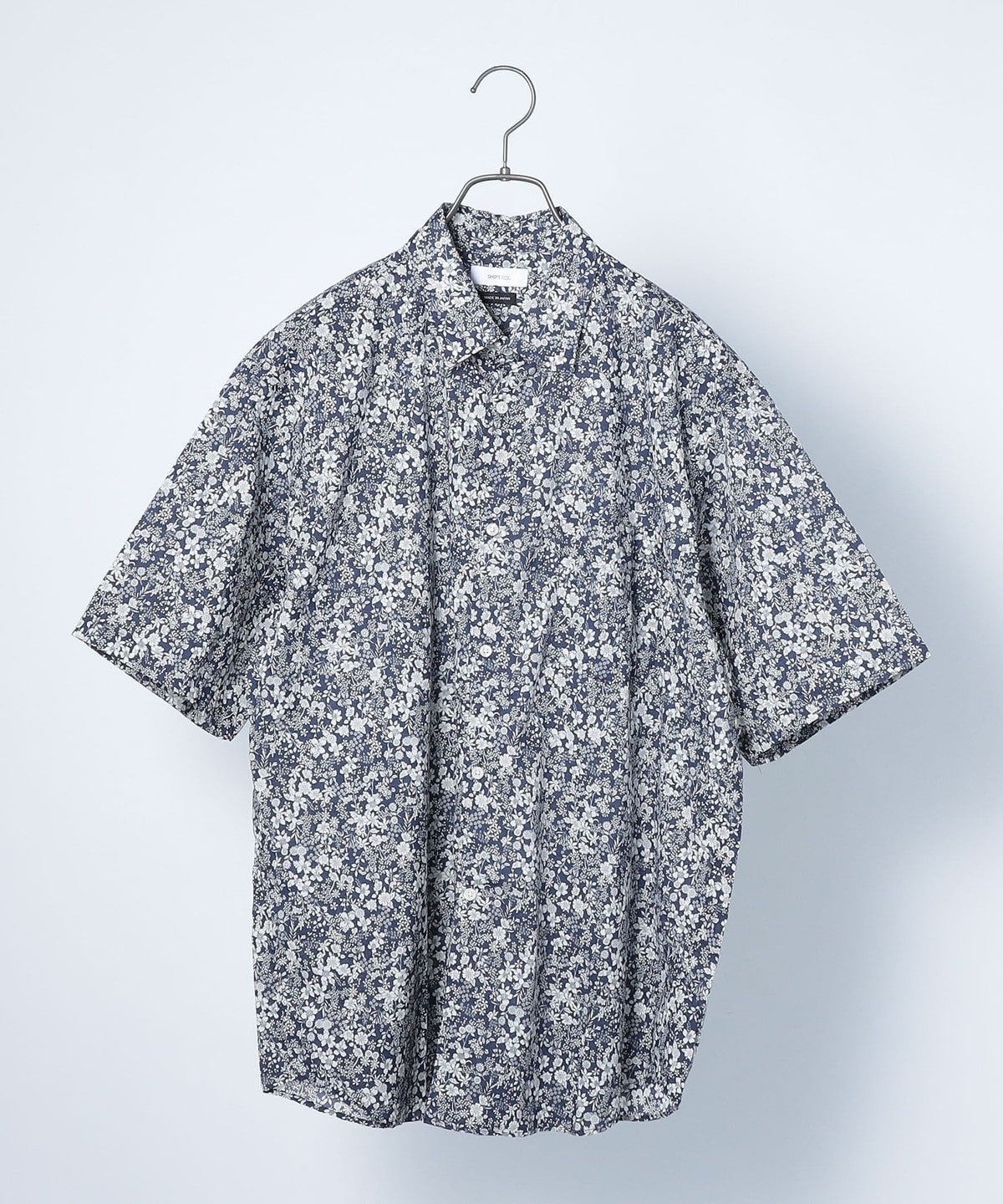 SHIPS any: RELAX 小花柄 レギュラーカラー 半袖 シャツ 23SS