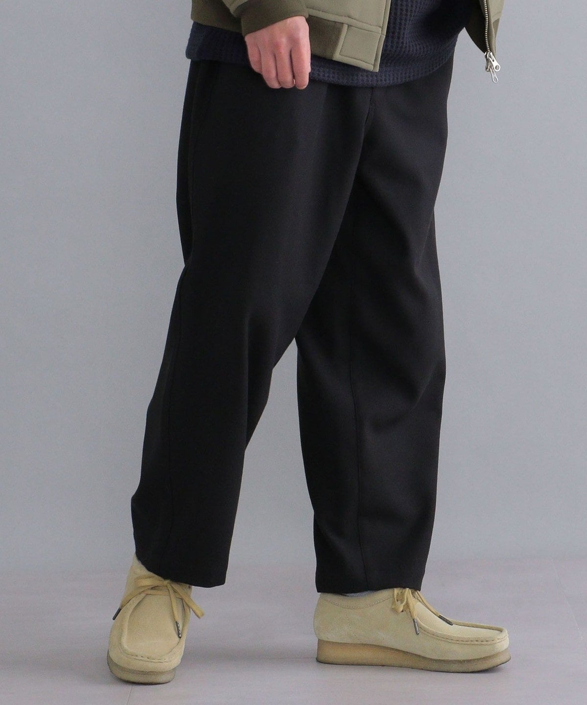 SHIPS: テック ツイード リラックス イージーパンツ