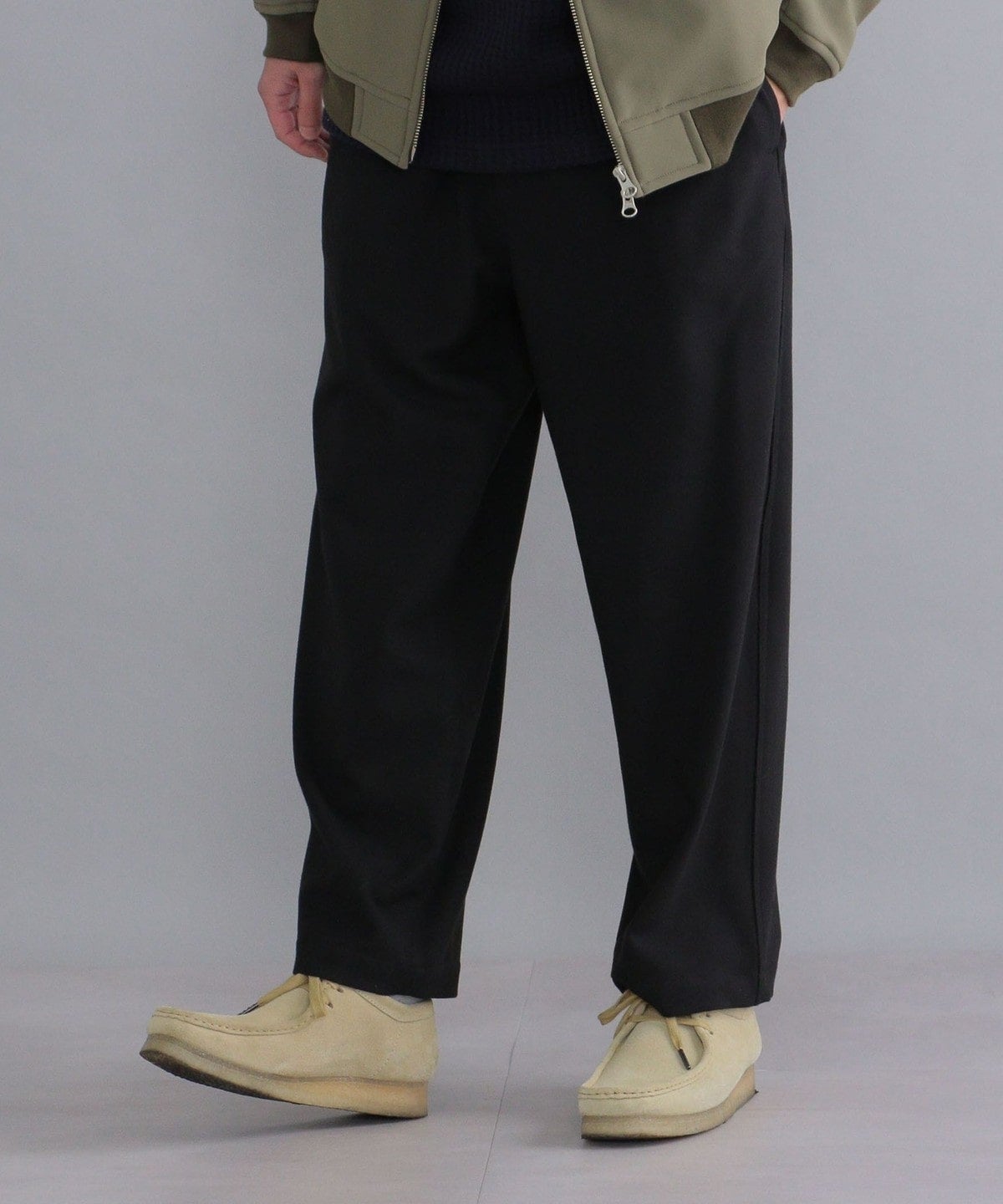 SHIPS: テック ツイード リラックス イージーパンツ