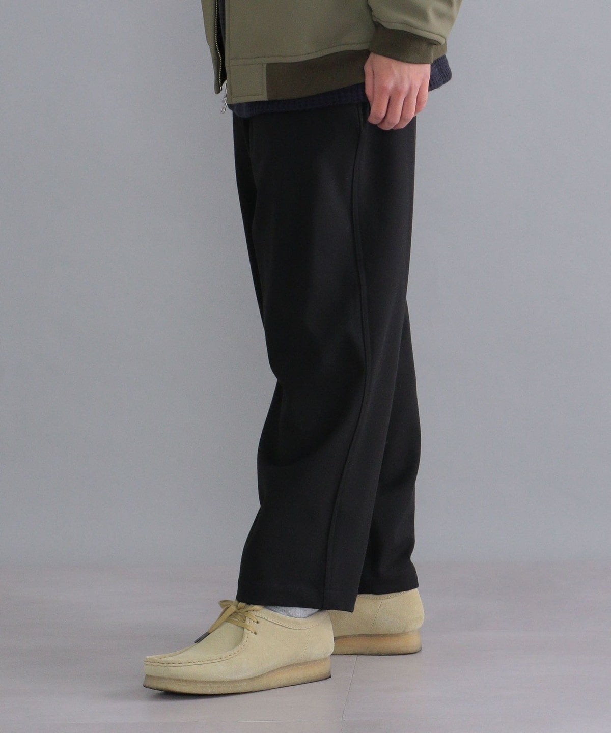 SHIPS: テック ツイード リラックス イージーパンツ