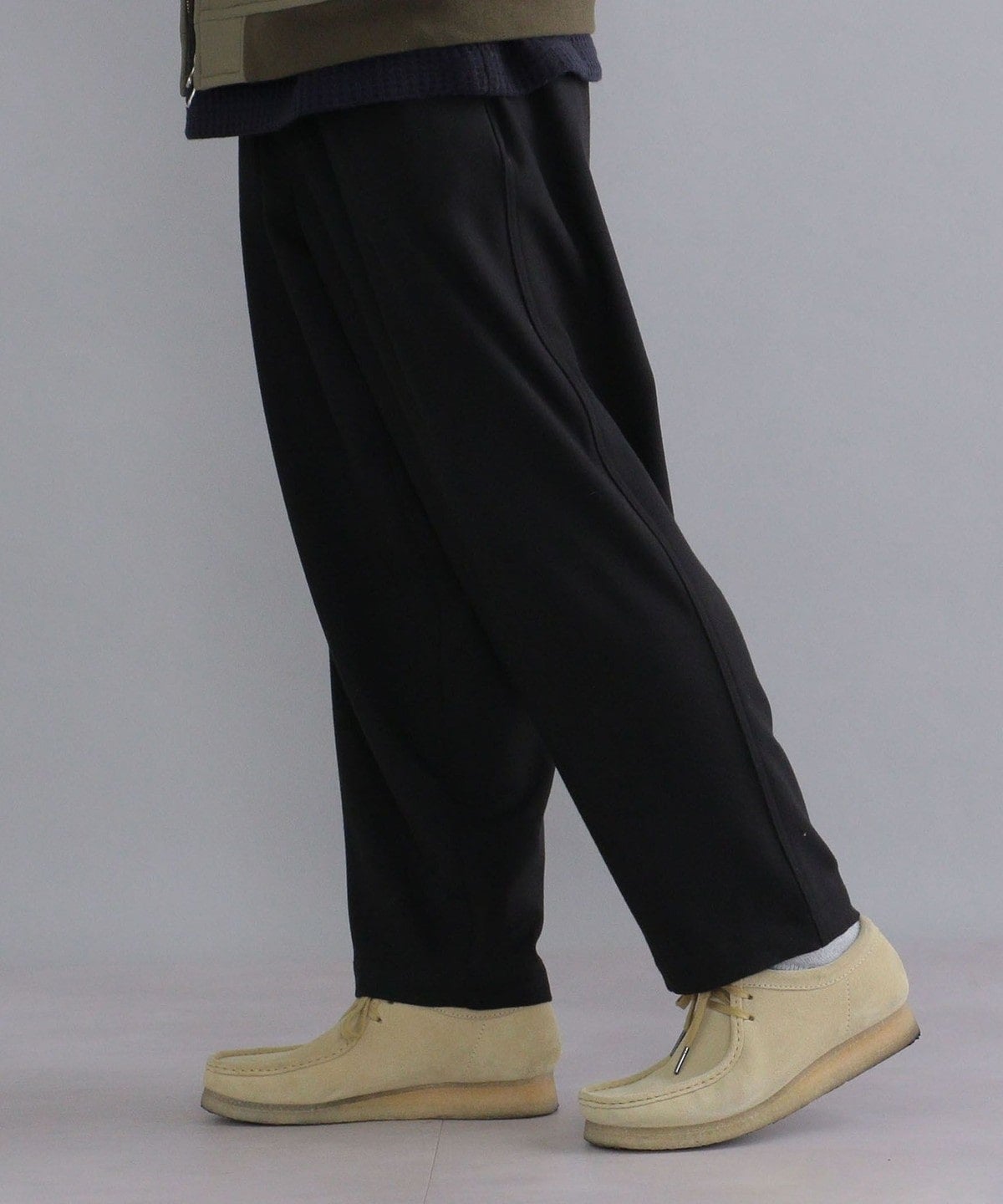 SHIPS: テック ツイード リラックス イージーパンツ