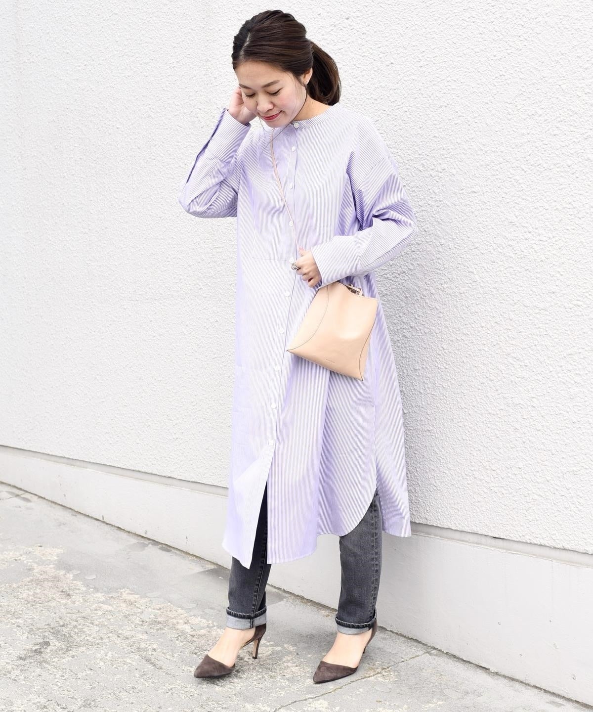 【SOMELOS】シャツワンピース