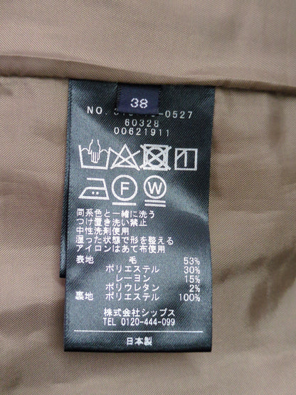 〈手洗い可能〉ウール混先染めカラーチェックパンツ