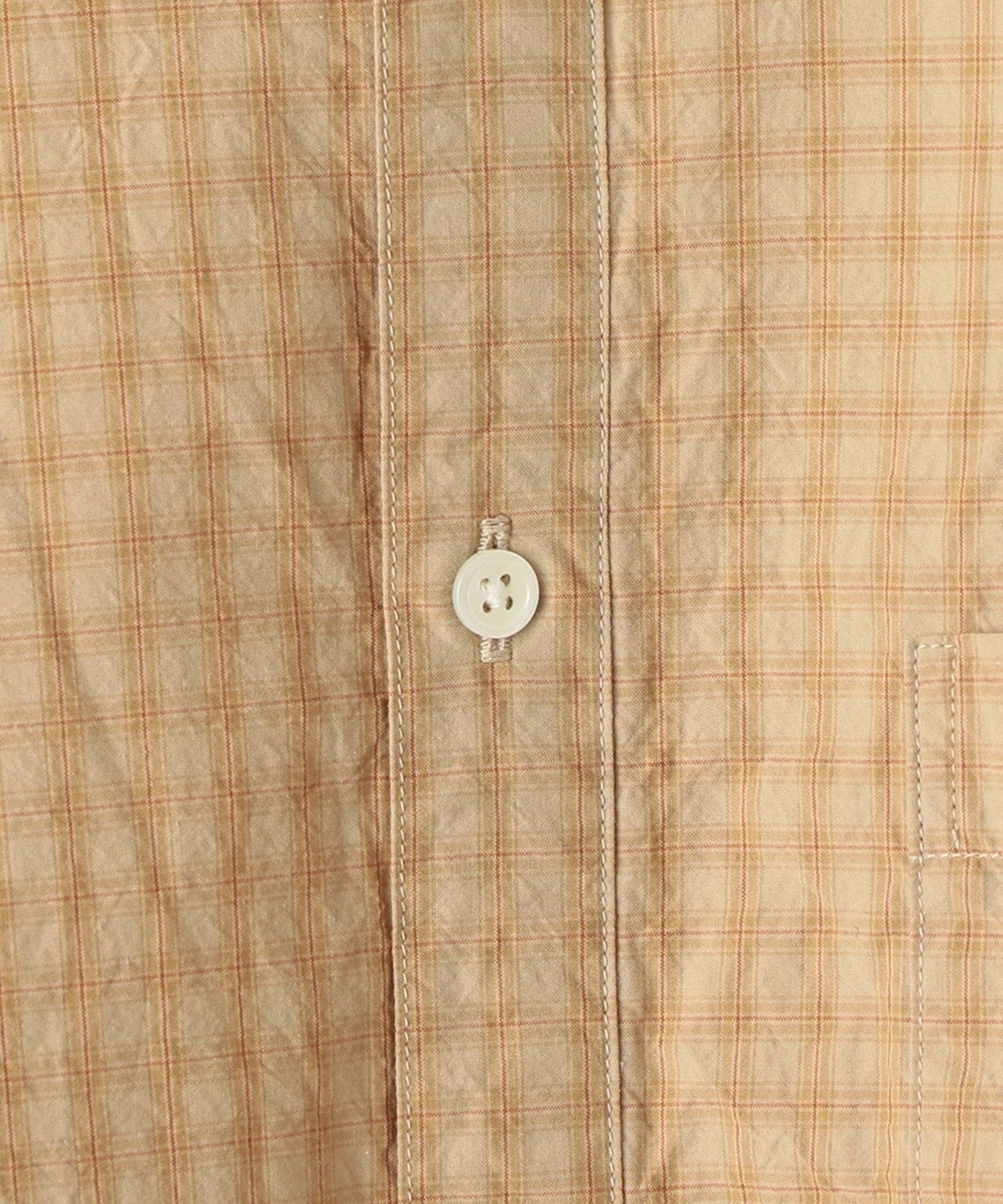 SHIPS: japan quality ポプリン ワッシャー加工 バンドカラーシャツ