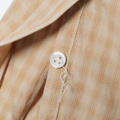 SHIPS: japan quality ポプリン ワッシャー加工 バンドカラーシャツ