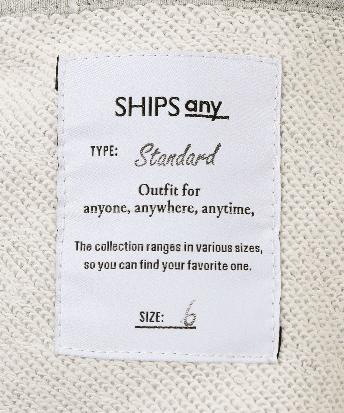 SHIPS any: STANDARD スウェットパーカー ビッグシルエット オーバーサイズ ＜MEN＞